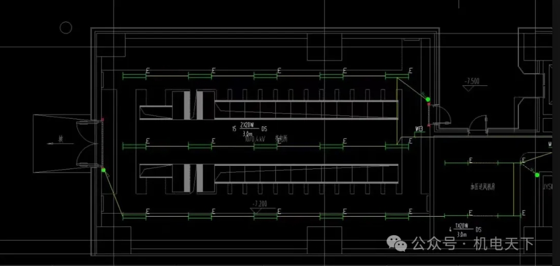 这个带e的双管荧光灯，是普通的双管荧光灯