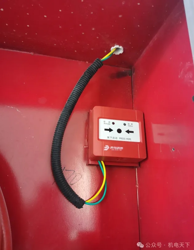 这样的消火栓联动按钮的信号线符合规范要求吗